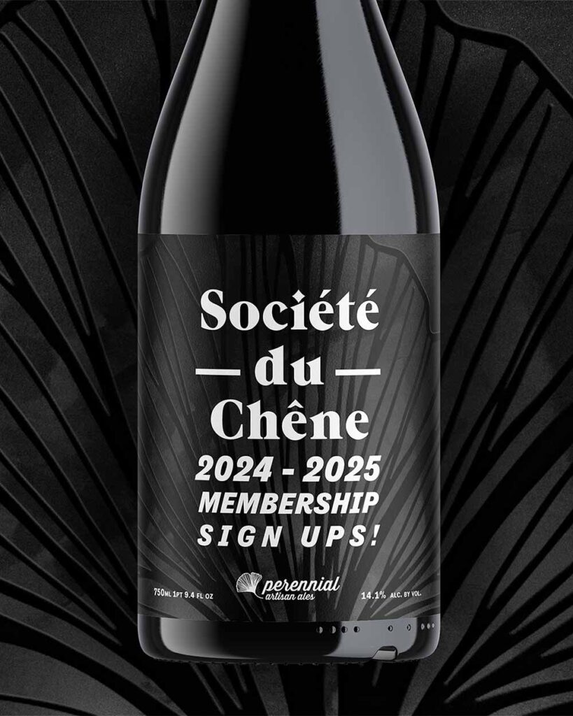 perennial artisan ales societe du chene 2025 best brewery membership