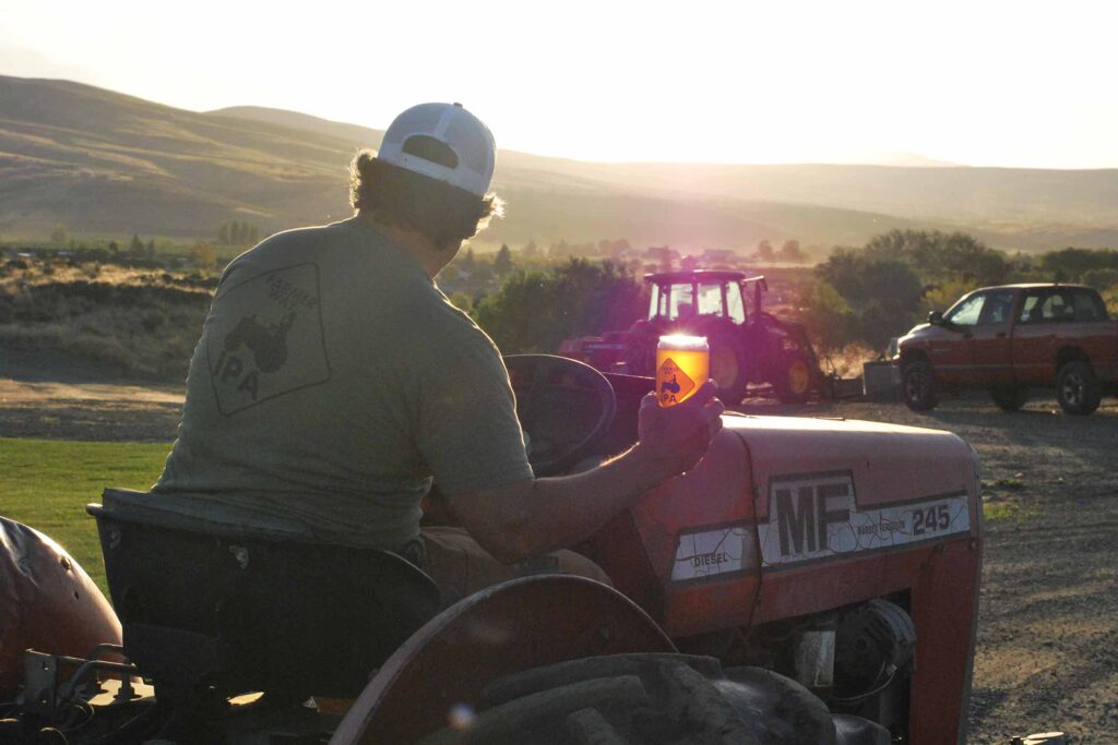 cowiche creek brewing company tractor