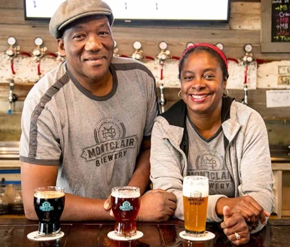 montclair brewery co-founders denise ford-sawadogo and leo sawadogo