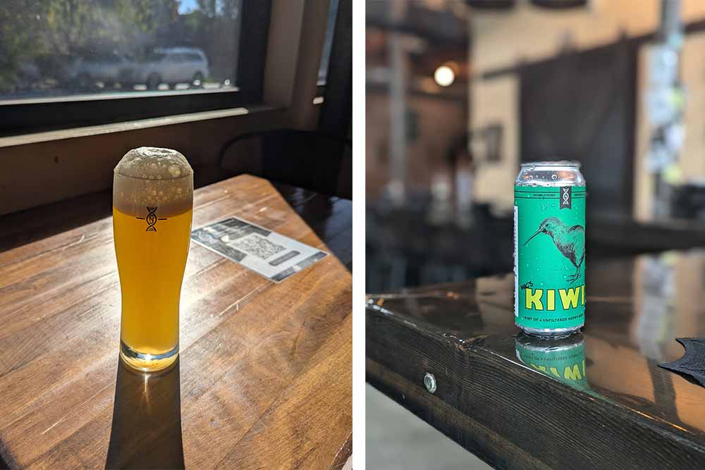 novel strand brewing company kiwi. hoppy ale