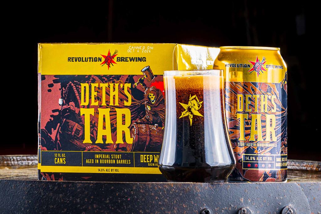 revolution brewing deth's tar oatmeal stout