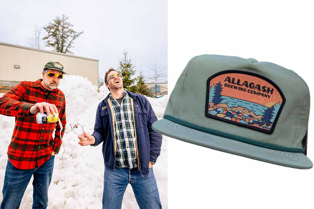 allagash brewing co parks patch hat best brewery merch