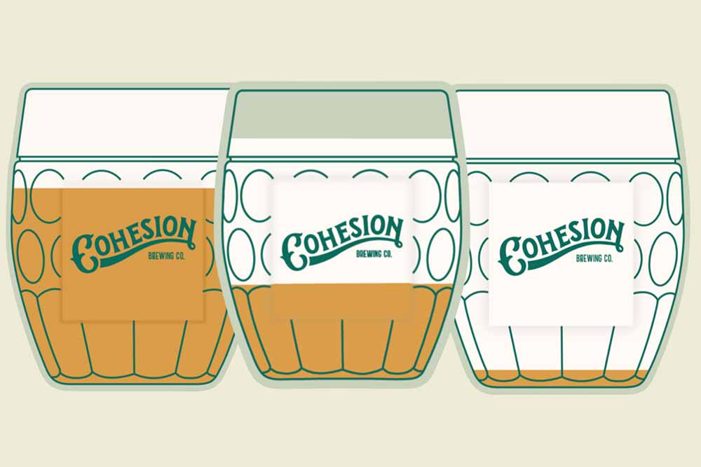 cohesion brewing czech pours sticker pack