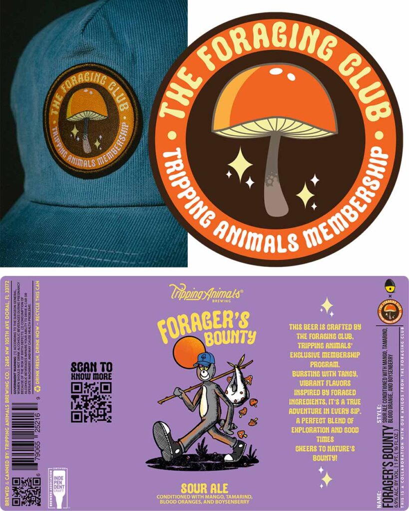 tripping animals brewing co foragers club beer club