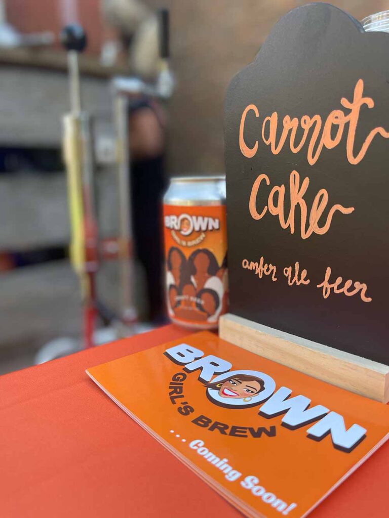 brown girl's brew carrot cake amber ale