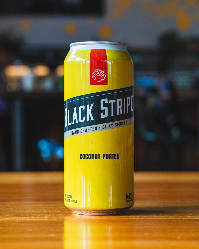 metier brewing company black stripe coconut porter