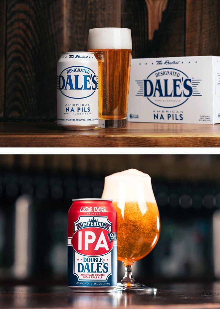 oskar blues brewery designated dale's na pils non-alcoholic beer and double dales imperial ipa top craft beer trends