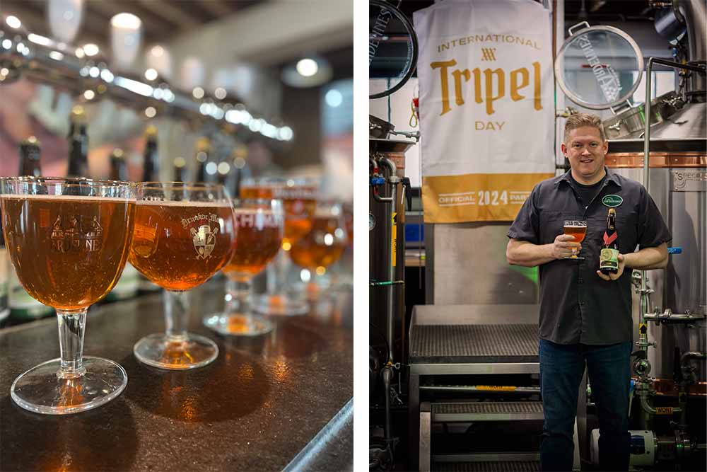 brewery ardennes bourbon barrel aged tripel and co-founder derek edinger international tripel day