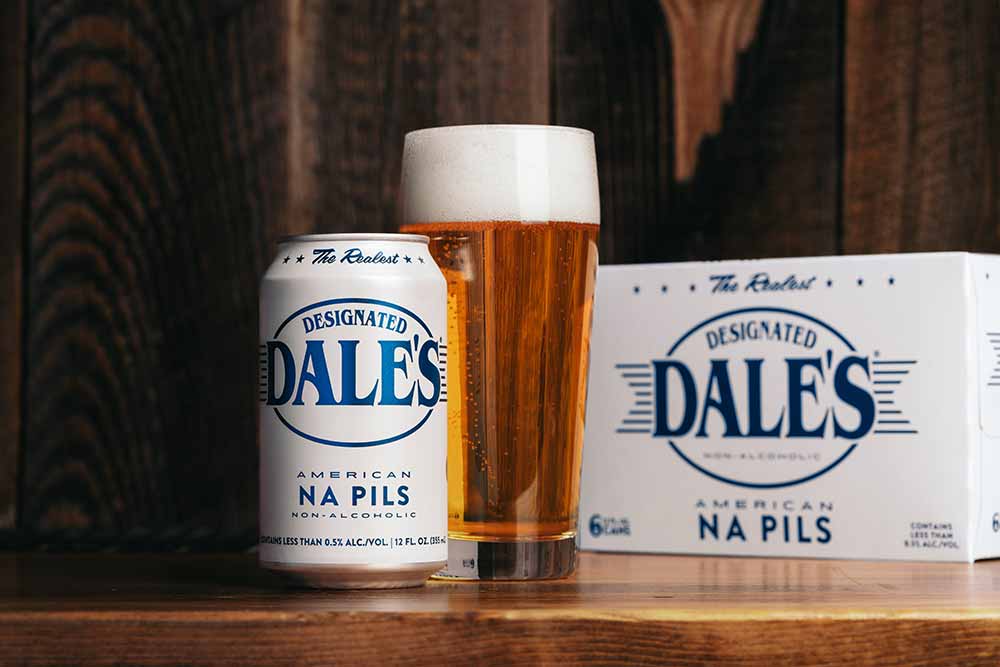 oskar blues brewery designated dale's na pils non-alcoholic beer