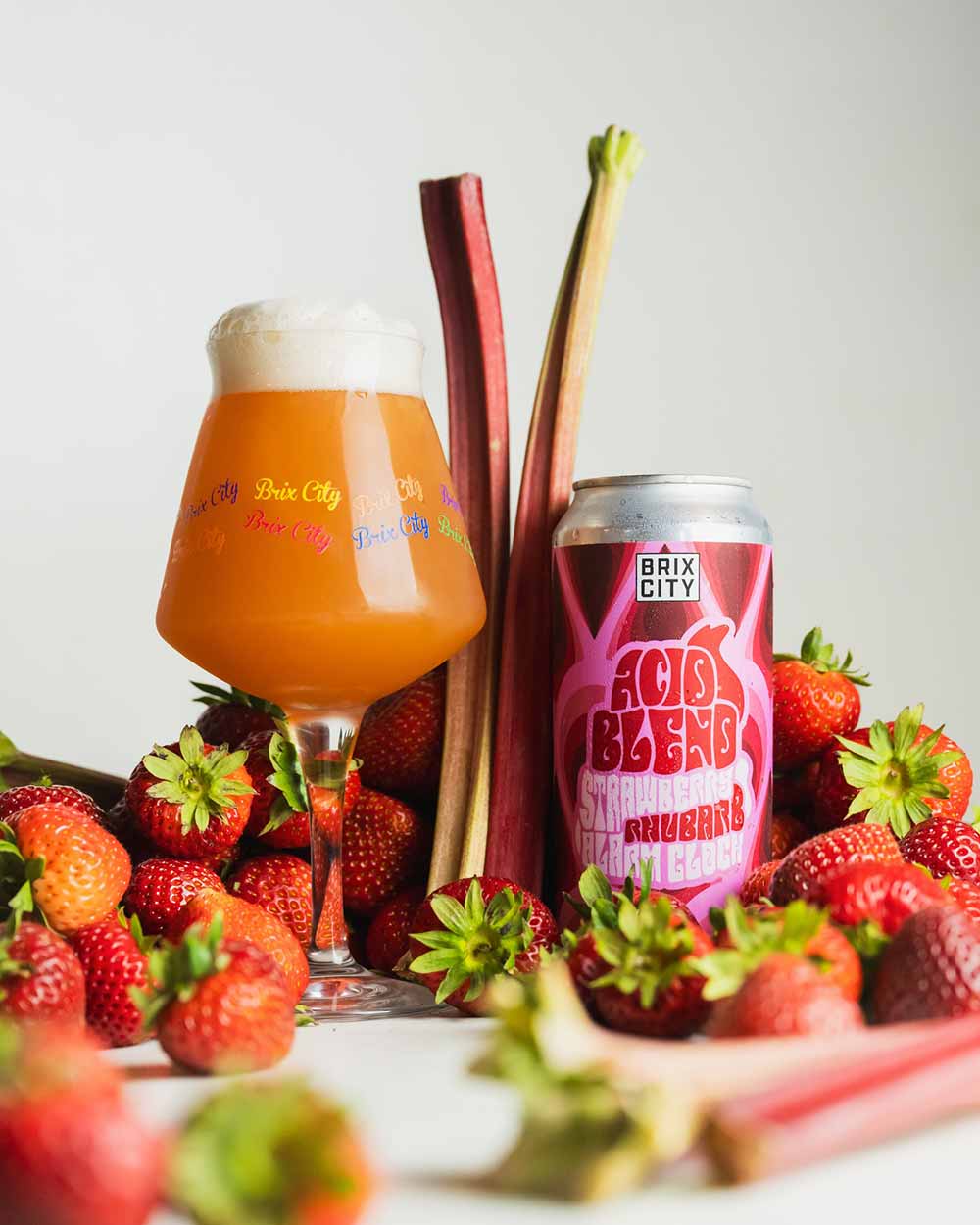 brix city brewing acid blend strawberry rhubarb alarm clock 