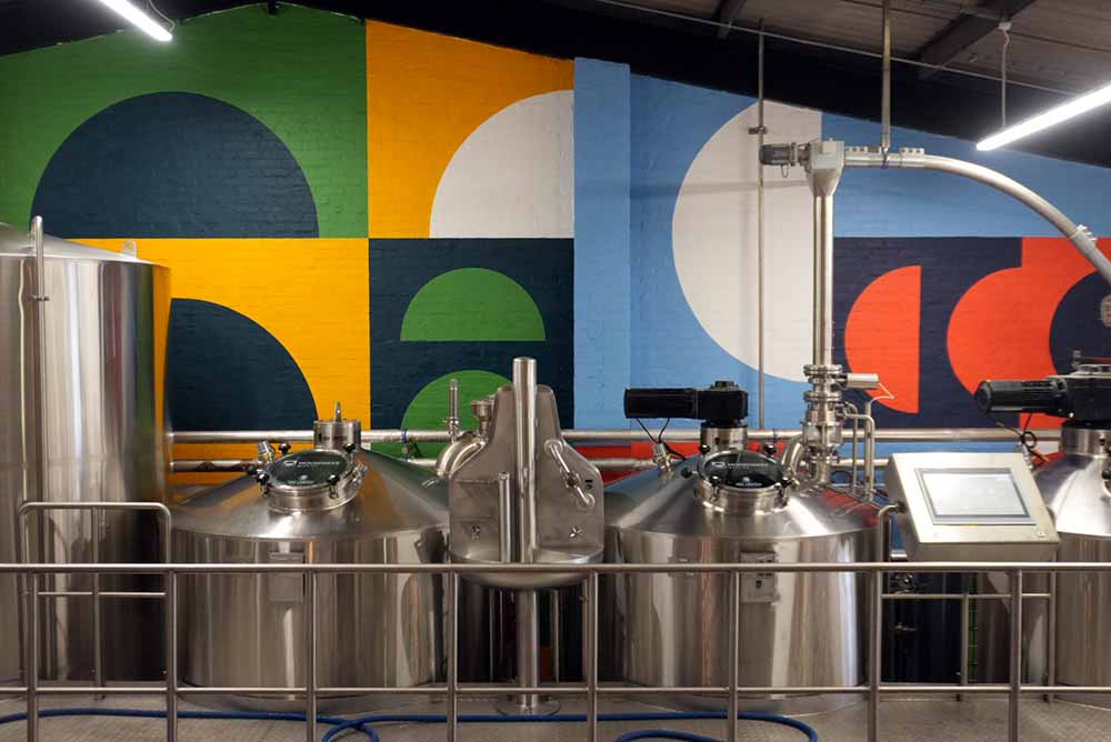 moonwake brewing brewhouse mural