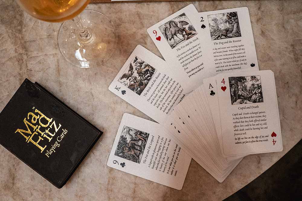 mad fritz brewing playing cards fables