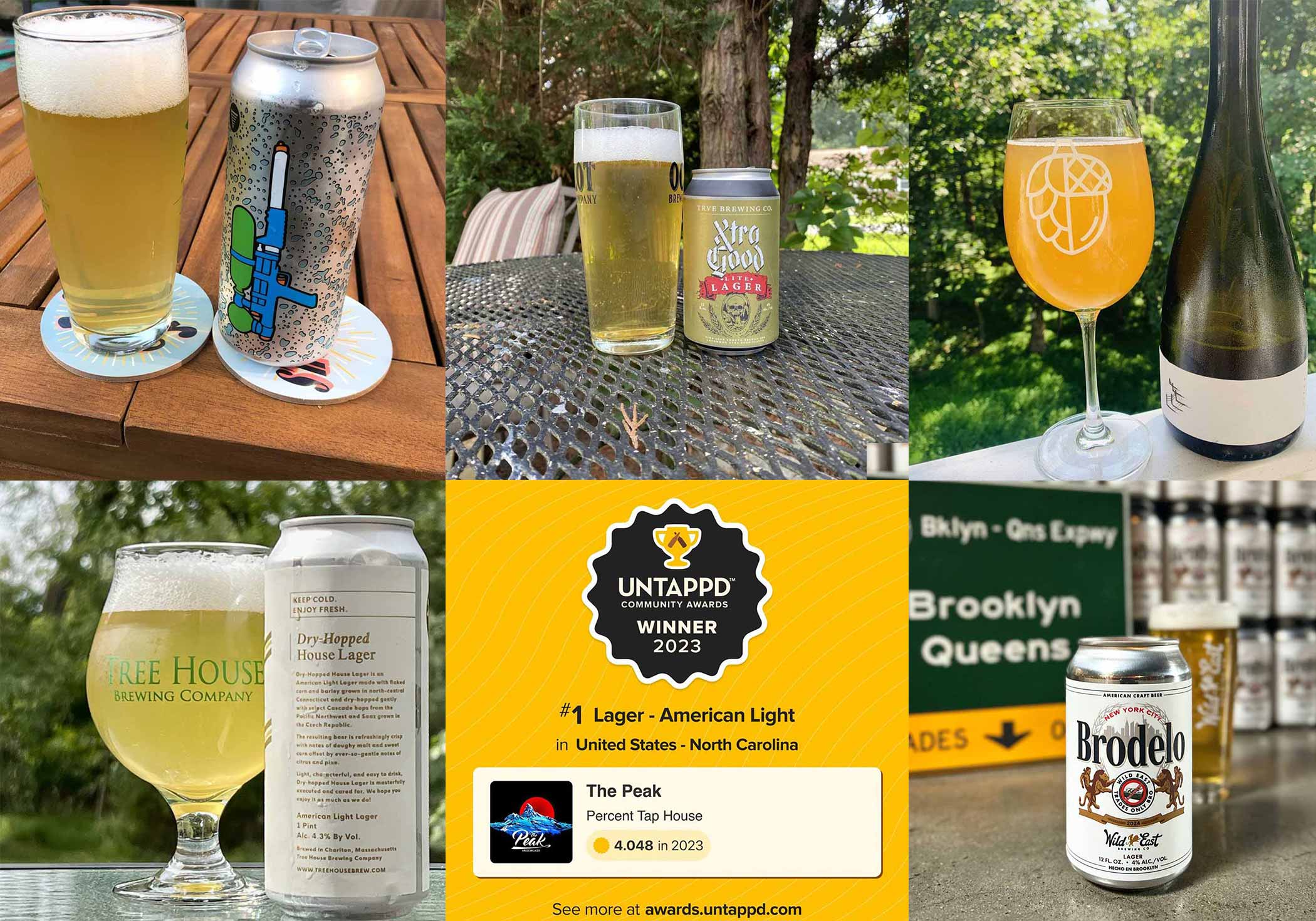 Untappd’s All-Time Top-Rated American Light Lagers