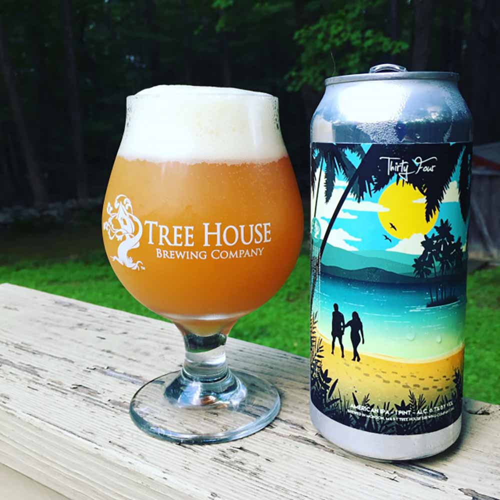 tree house brewing company curiosity thirty-four american ipa