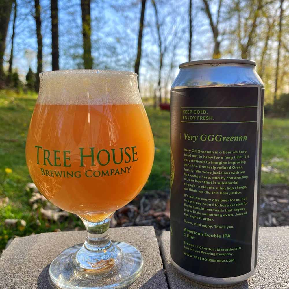 tree house brewing company very gggreennn