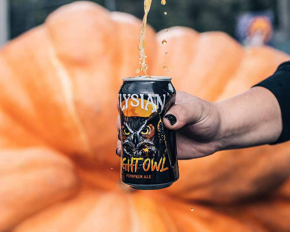 elysian brewing night owl pumpkin beer