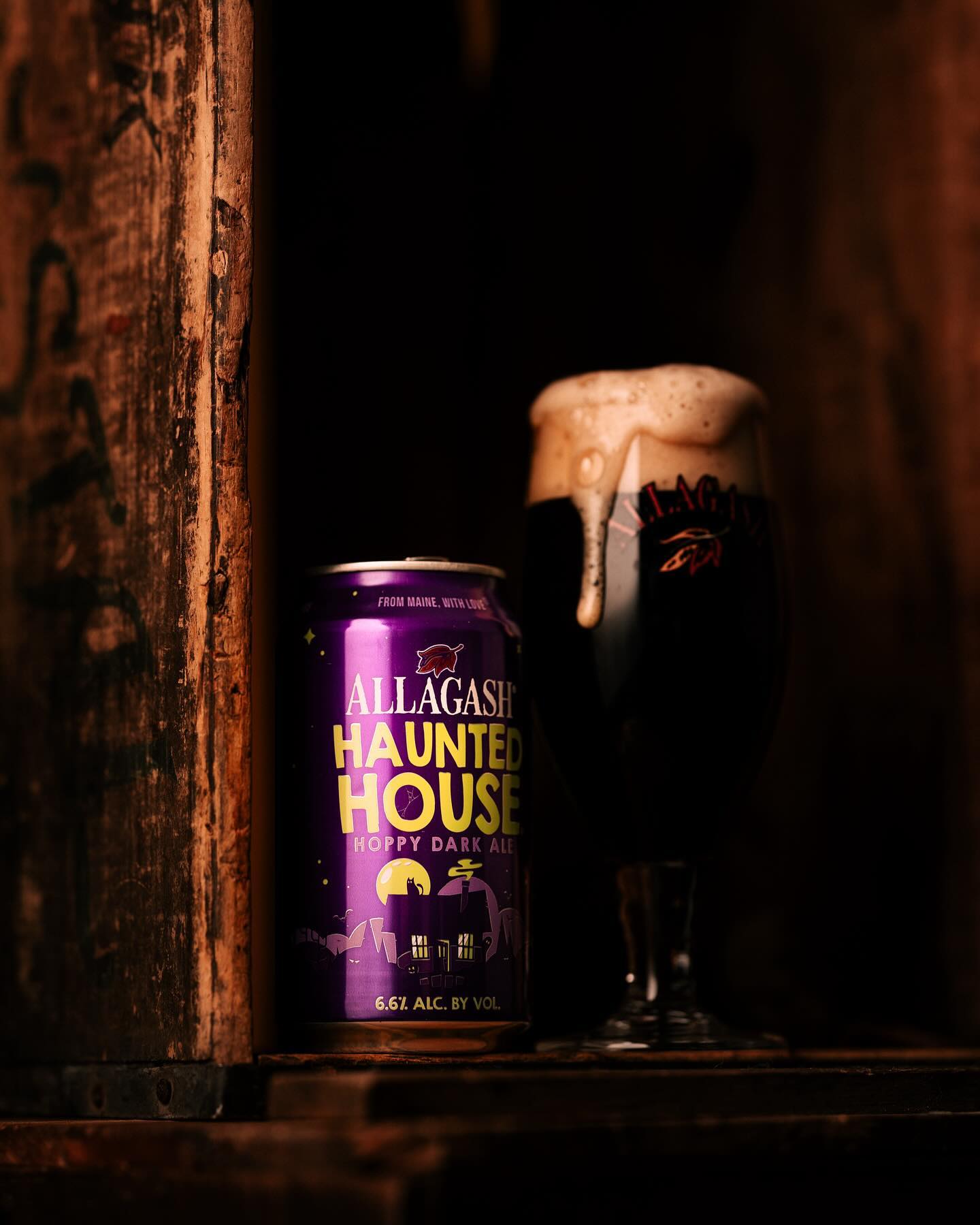 allagash brewing company haunted house hoppy dark ale